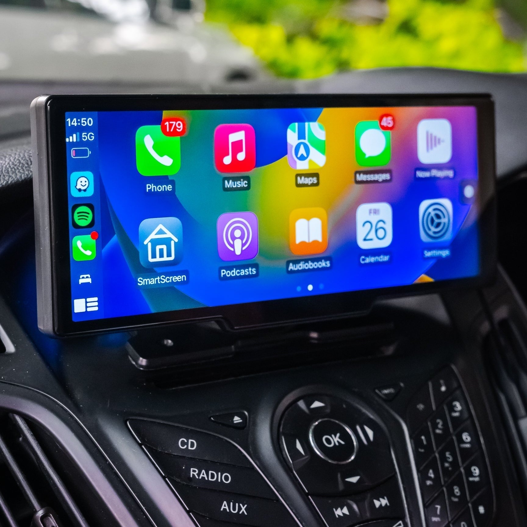 Smart Dash | Apple CarPlay Screen with Touchscreen & Voice Control | Universal Fit for Enhanced Driving Safety 5