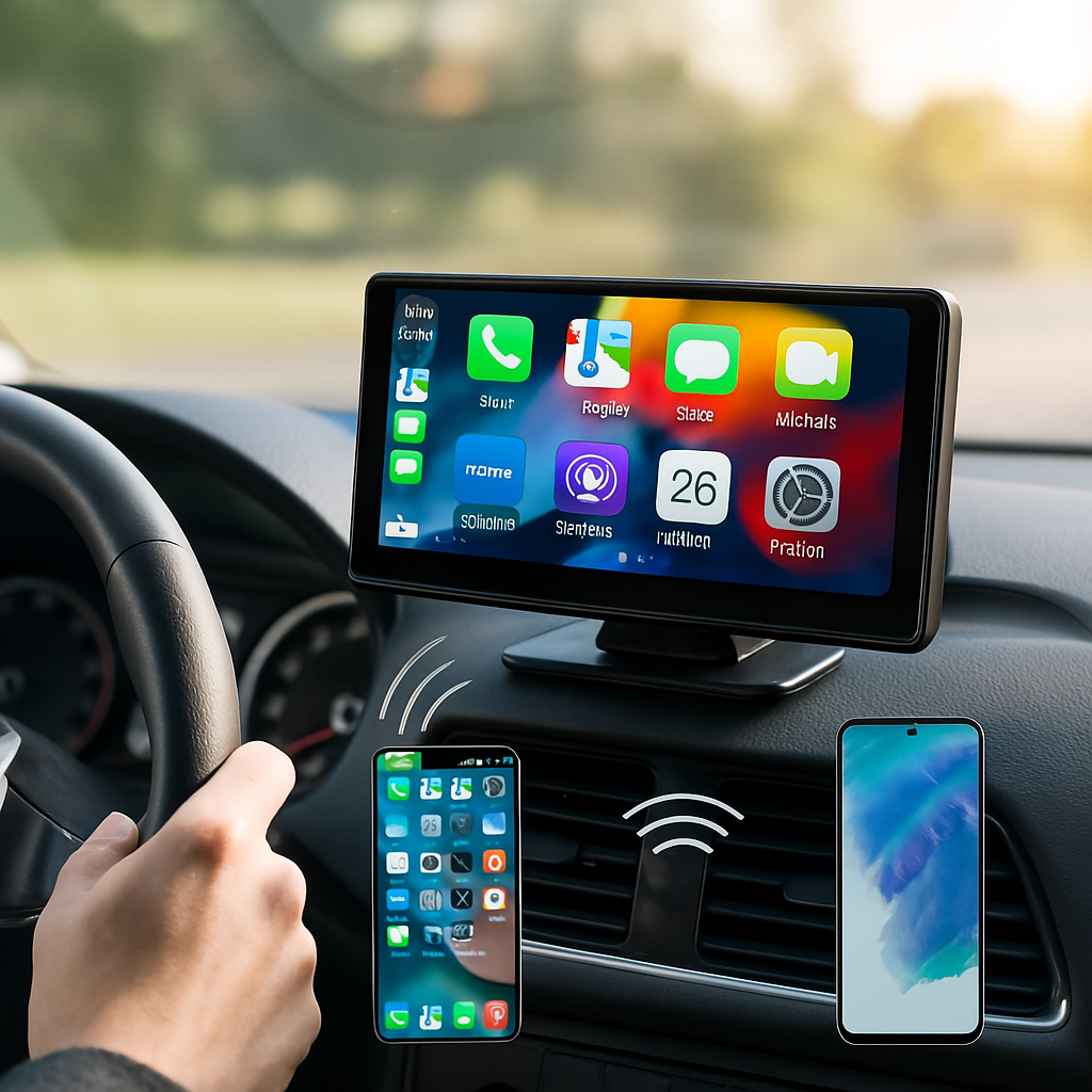 Smart Dash | Apple CarPlay Screen with Touchscreen & Voice Control | Universal Fit for Enhanced Driving Safety 8