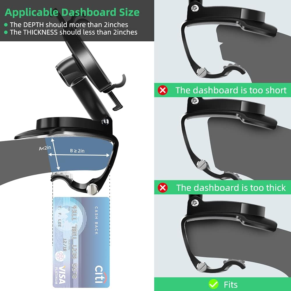 Smart Holder | Car Phone Mount with 360° Rotation & Adjustable Angle | Safe Driving Solution for Hands-Free Navigation 2