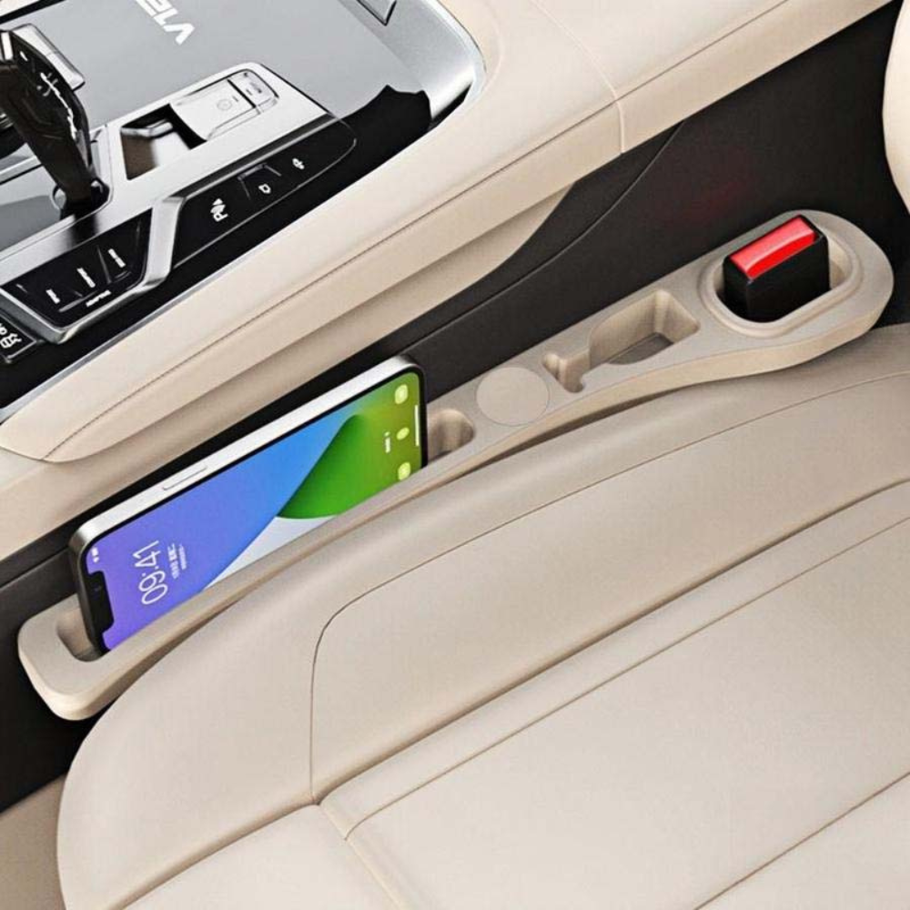 Smart Organizer | Car Seat Organizer with Faux Leather Design | Universal Fit for Clutter-Free Driving 10