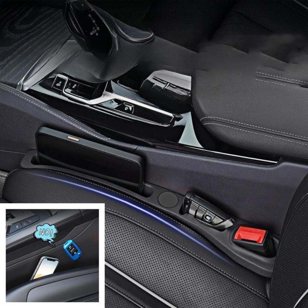 Smart Organizer | Car Seat Organizer with Faux Leather Design | Universal Fit for Clutter-Free Driving 3