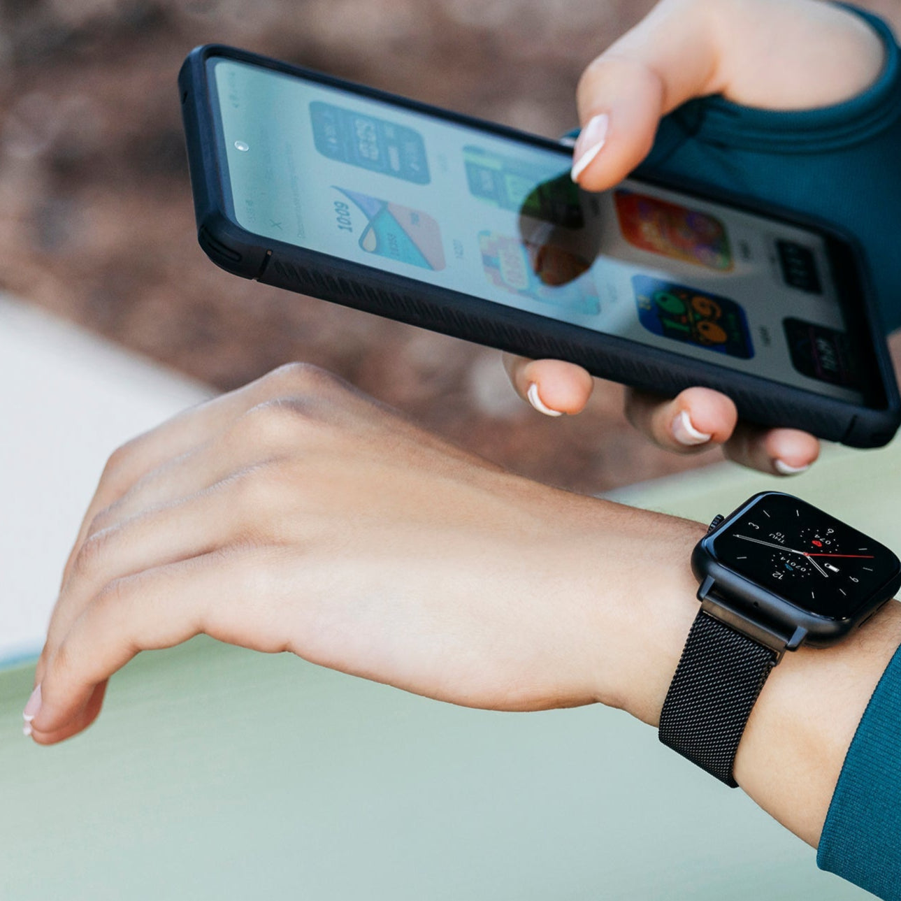 Smart Watch Health Tracker with Call Notifications | Waterproof Design for Fitness & Connectivity 2