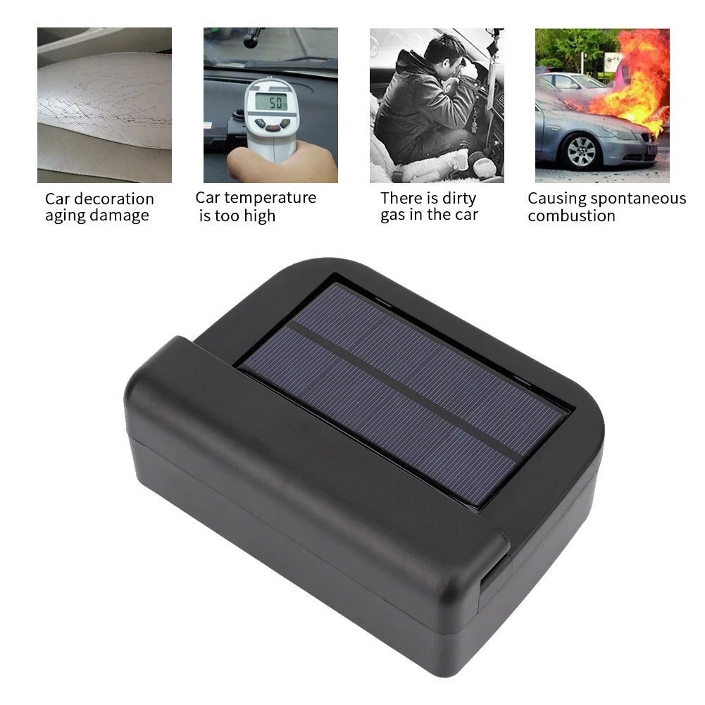 Solar Car Air Vent Fan | Wireless Design for Efficient Air Circulation & Heat Reduction 2