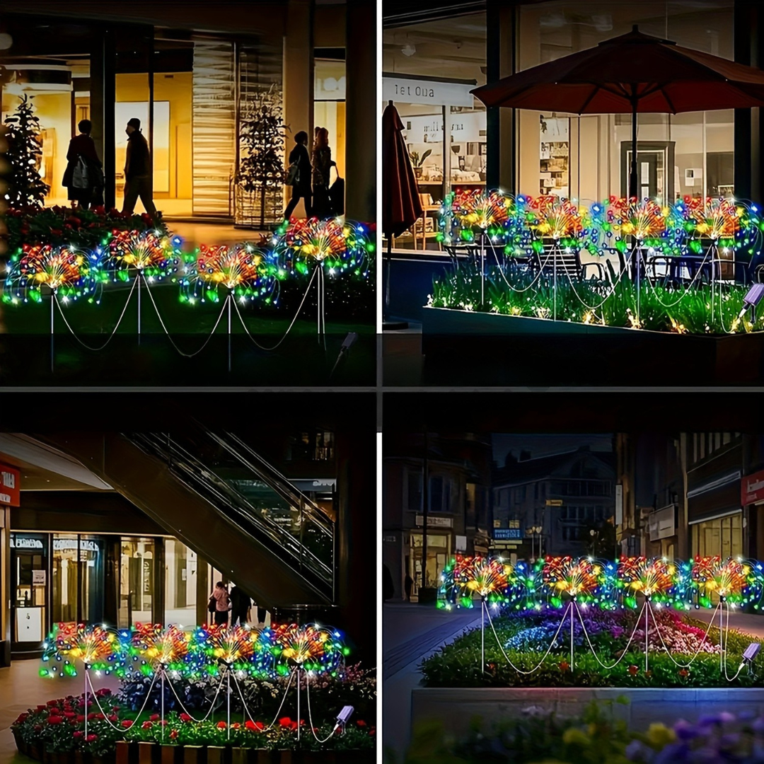 Solar Garden Lights | Outdoor LED Firework Lights with 8 Lighting Modes | Eco-Friendly Decoration for Stunning Garden Ambiance 5