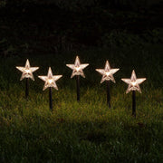 Star Garden Stake Lights | Warm White LED Outdoor Lights with Timer | Weather-Resistant Design for Enchanting Decor 0