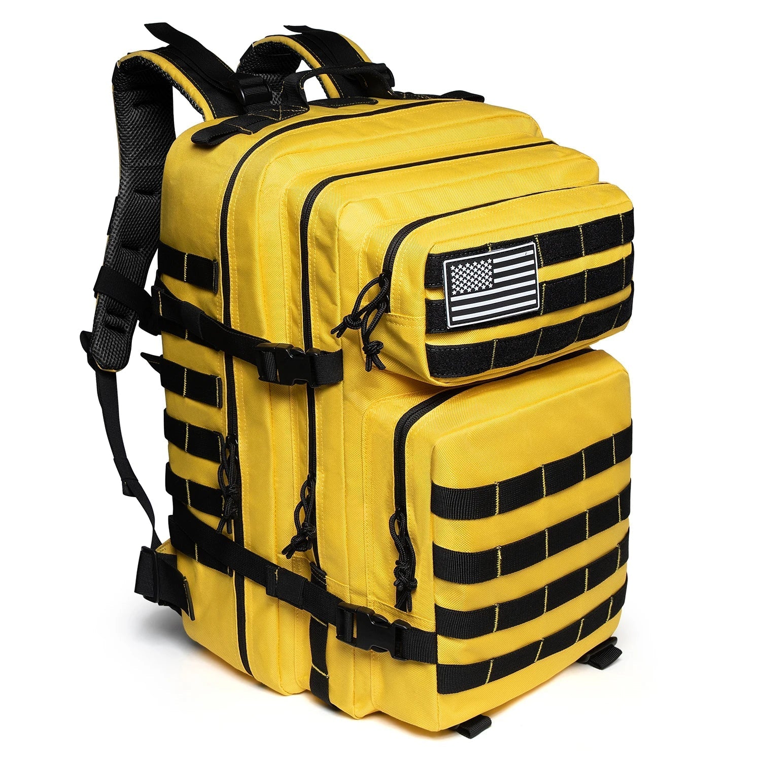 Tactical Military Rucksack | 45L Water-Resistant Backpack with MOLLE System | Versatile Gear for Outdoor Adventures 11