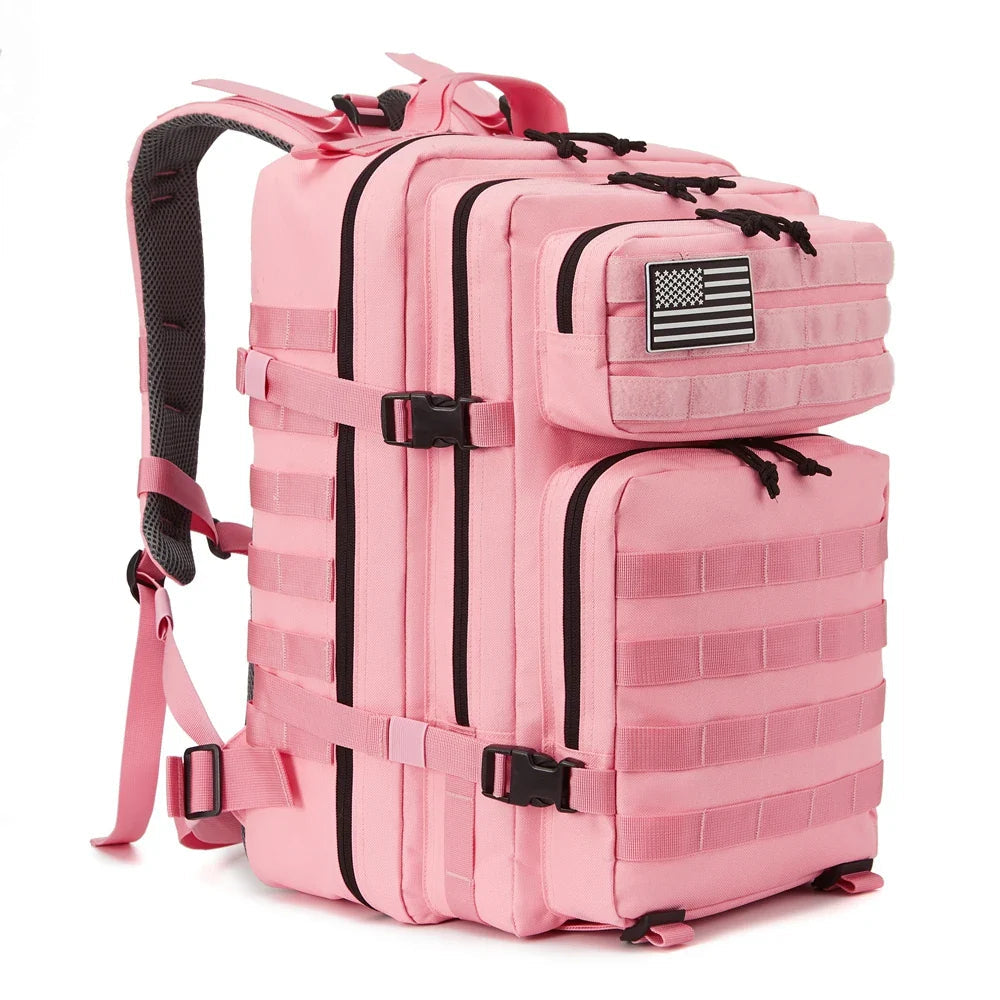 Tactical Military Rucksack | 45L Water-Resistant Backpack with MOLLE System | Versatile Gear for Outdoor Adventures 19