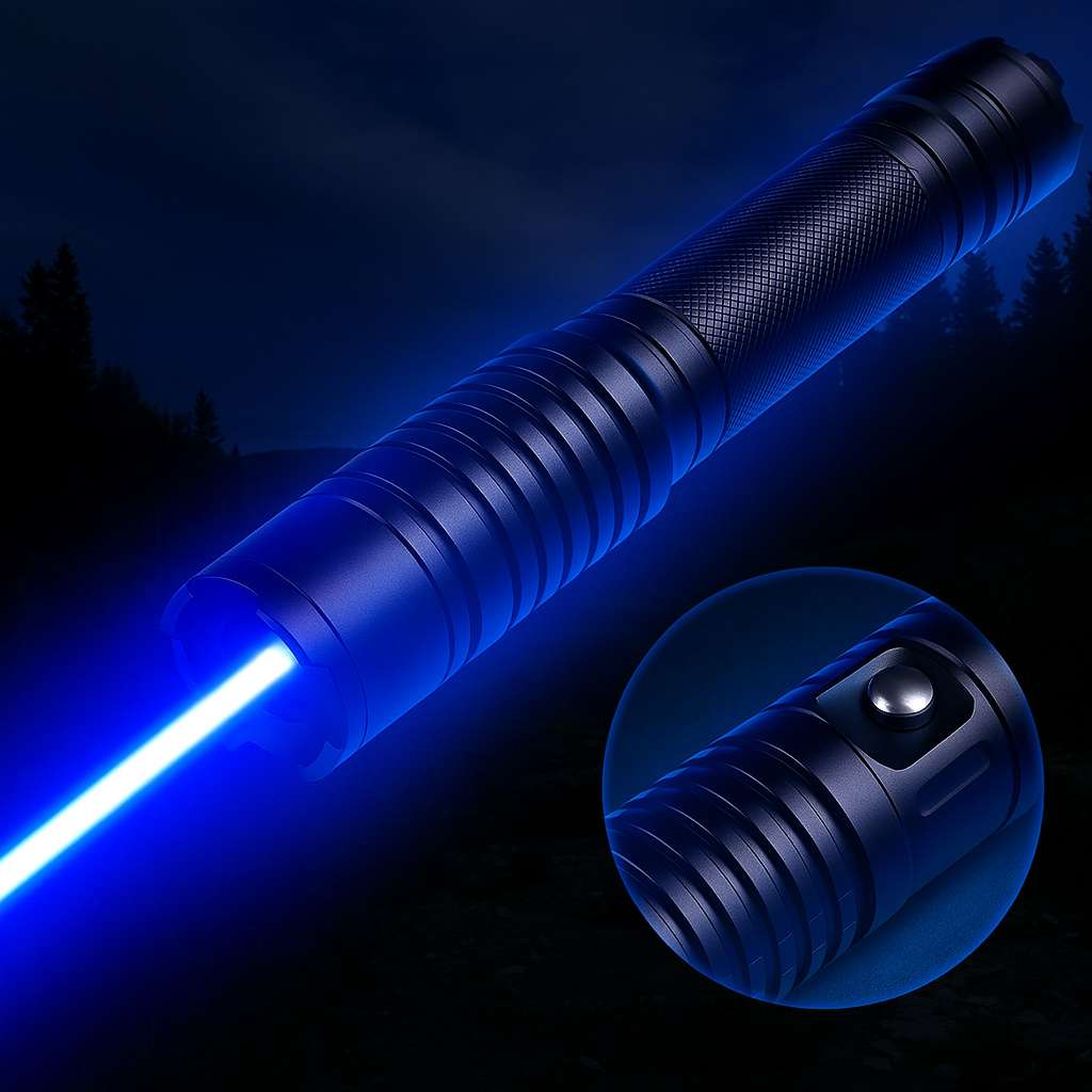 Tactical Outdoor Flashlight | High-Power Rechargeable Torch Light with Instant Fire Starter | Compact Survival Tool for Adventurers 2