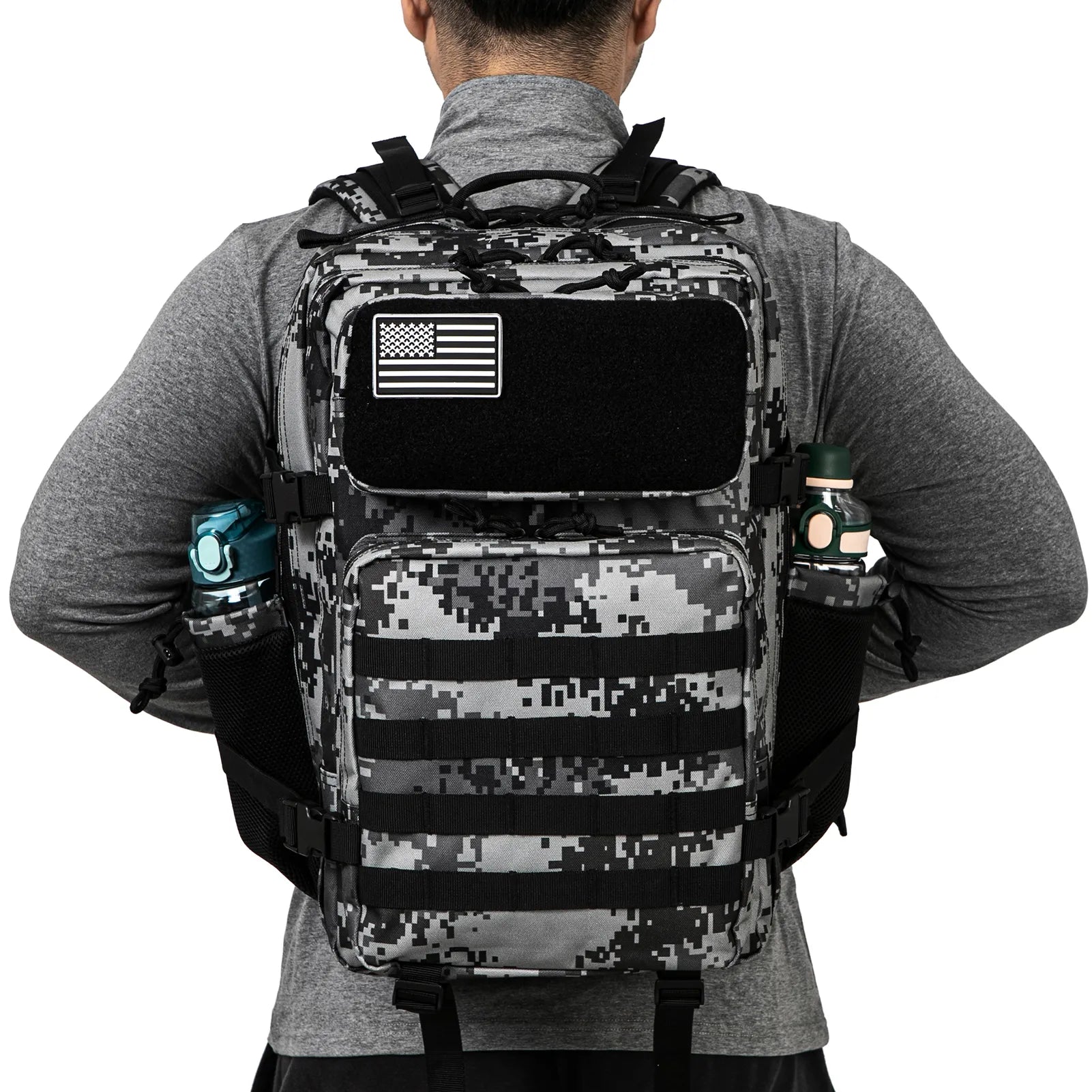 Tactical Rucksack | 50L Military Backpack with Water-Resistant Fabric | Comfortable Design for Outdoor Adventures 4
