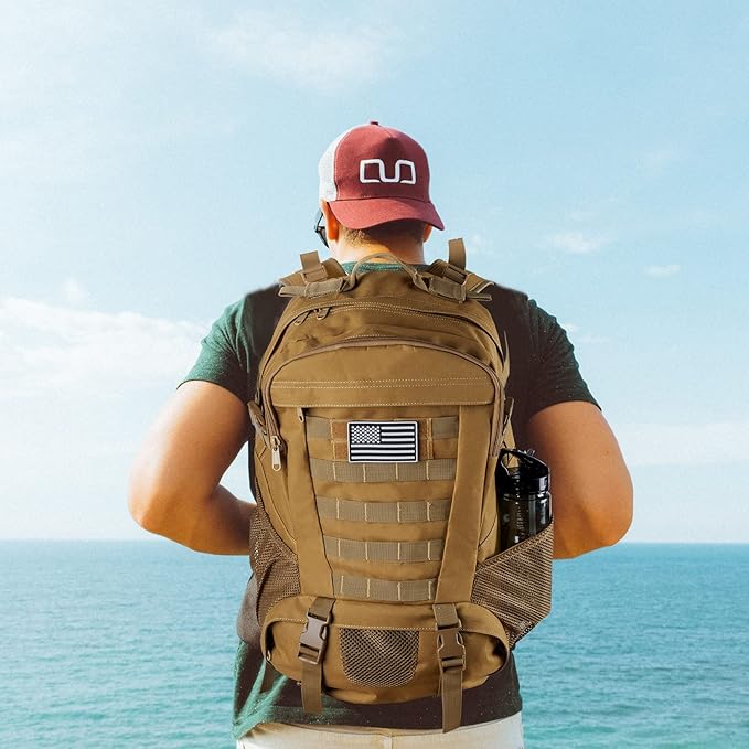 Tactical Rucksack | Military Travel Backpack with Heavy-Duty Storage | Weather-Resistant Design for Outdoor Adventures 3