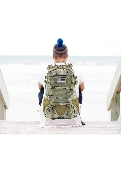 Tactical Rucksack | Military Travel Backpack with Heavy-Duty Storage | Weather-Resistant Design for Outdoor Adventures 5
