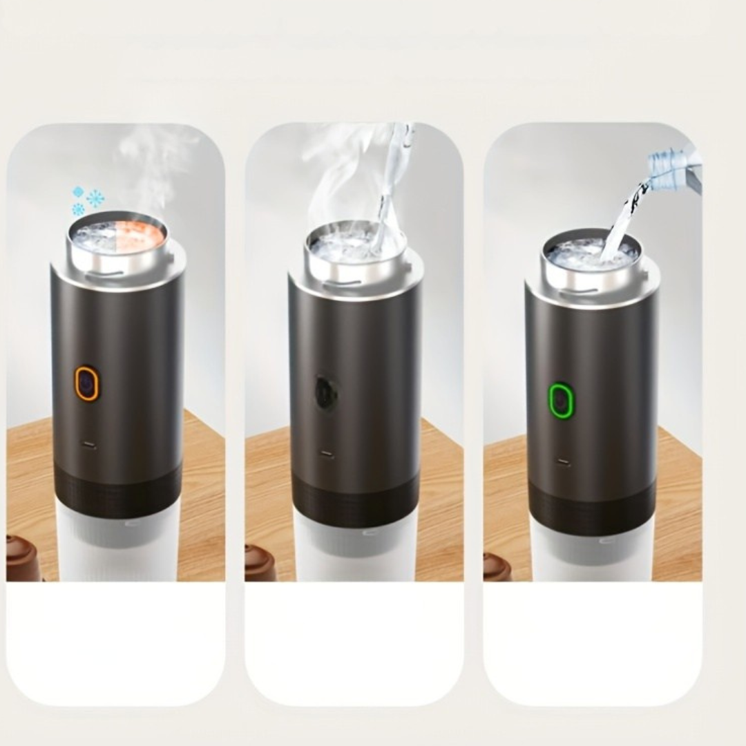 Travel Brew | Portable Coffee Maker with USB Charging & Temperature Control | Compact Espresso Machine for Fresh Coffee Anywhere 4