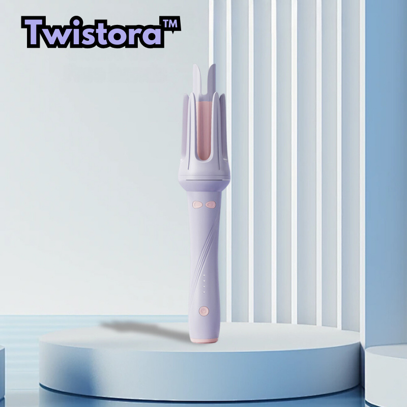 Twistora | Rotating Curling Iron with Adjustable Temperature for Effortless Curls 0