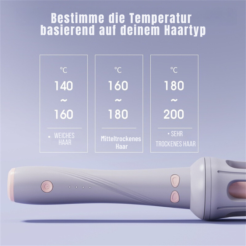 Twistora | Rotating Curling Iron with Adjustable Temperature for Effortless Curls 1