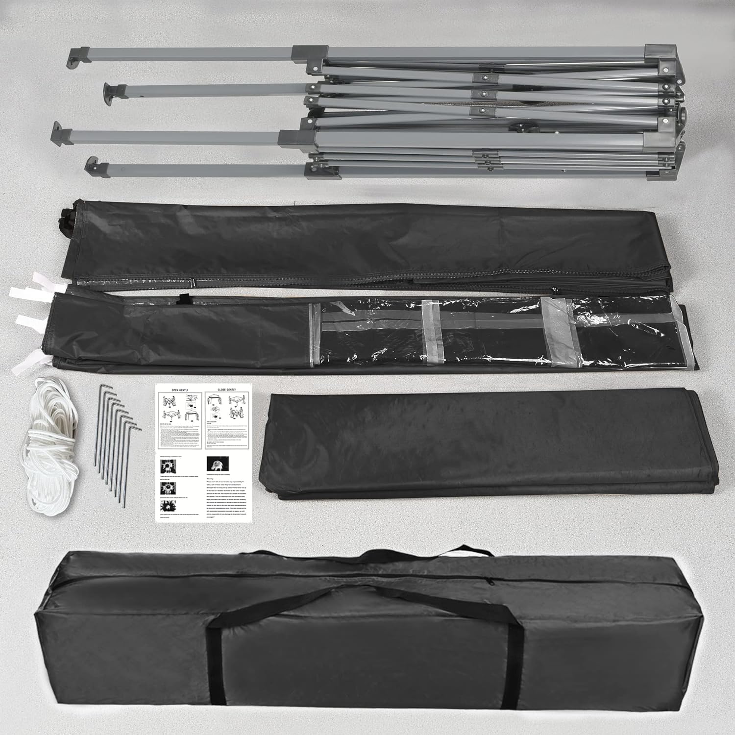 Ultimate Outdoor Pop Up Gazebo Tent with Waterproof Canopy & Side Panels for All Events 8