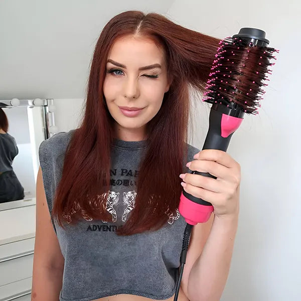 Velvra | Blow Dry Brush with Ceramic Coating | Effortless Volume Styling for All Hair Types 1