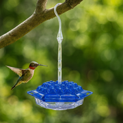 Vibrant Garden Hummingbird Feeder with Flower Ports | Durable UV-Resistant Design for Attracting Birds 0