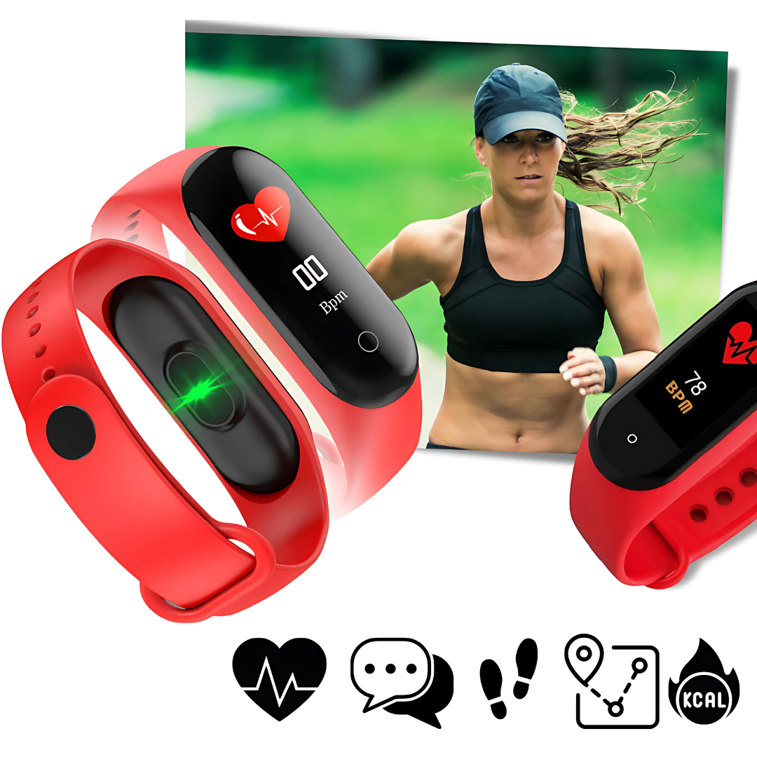 Wellness Tracker | Fitness Watch with Heart Rate & Sleep Monitoring | Waterproof Design for Daily Health Insights 3