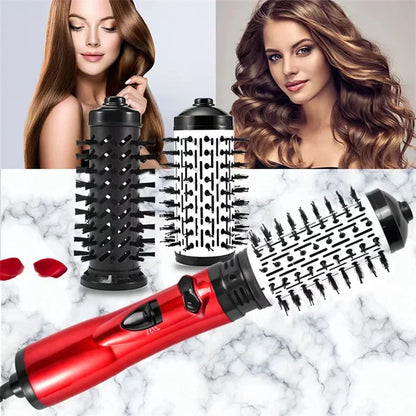 CurlyHair Pro™ - Cepillo secador 3 en 1: seco, rizado, liso